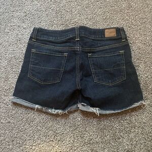 Dark Blue Denim Shorts